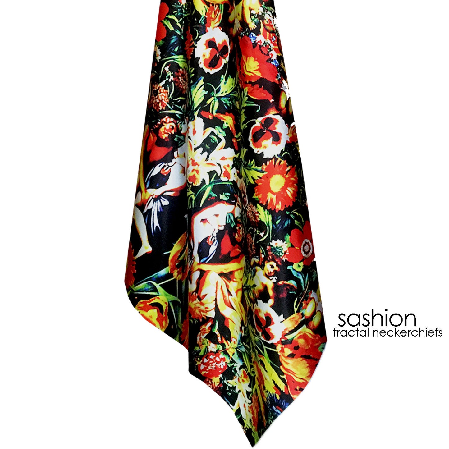 SASHION Silk Satin Scarf – Eternal Flow